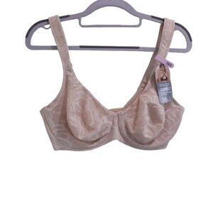 NEW Bali Women's Coolest Smoothing Underwire Minimizer Bra Sand Shell Size 38D